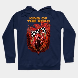 Red Hawk The King Of Road Hoodie